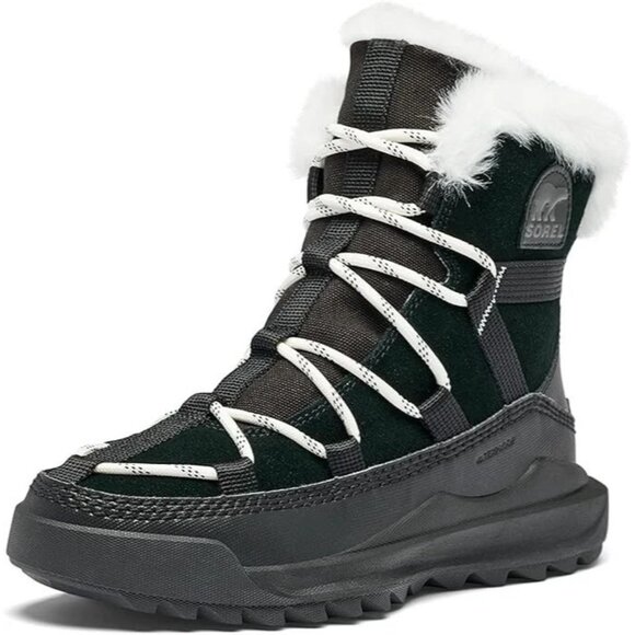 Sorel Shoes - SOREL Women's Out 'N About RMX GLACY 100g Waterproof Boots Black Size 8